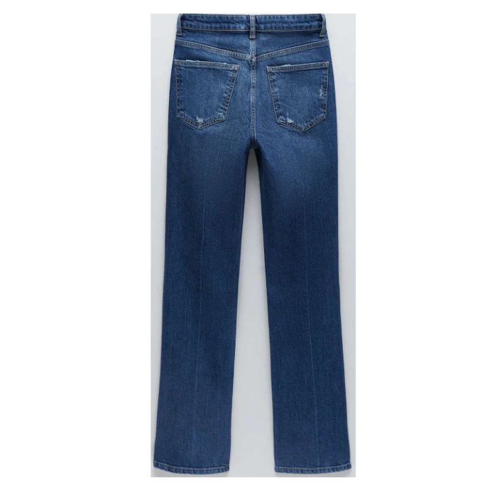 Ripped High Rise Bootcut Jeans - Image 2